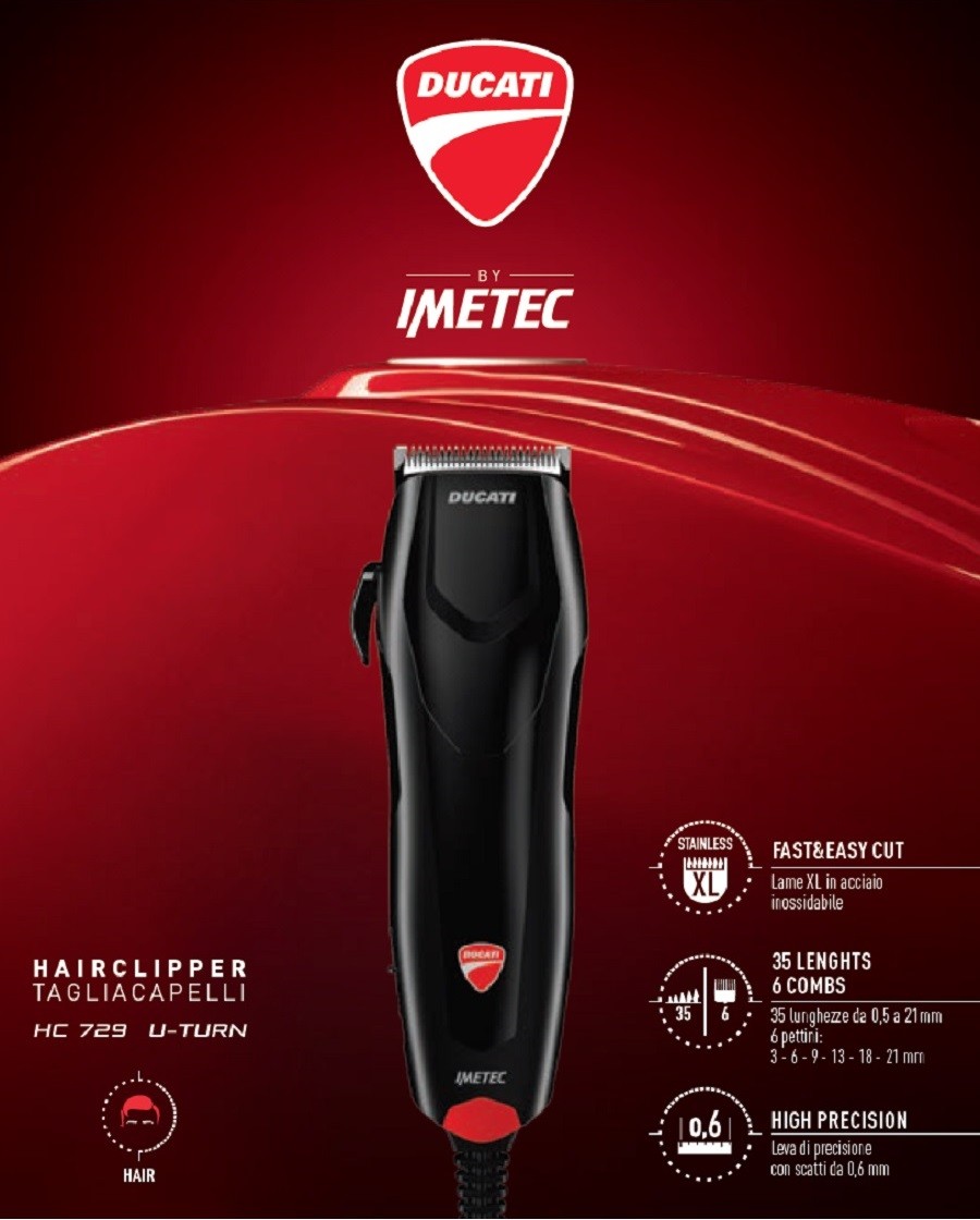 Машинка для стрижки волос Ducati by Imetec HC 729 U-TURN 2
